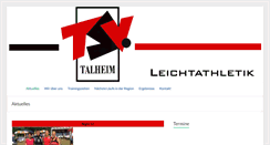 Desktop Screenshot of leichtathletik.tsv-talheim.de